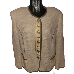 Meico Landhaus Look Vintage Beige Blazer 12